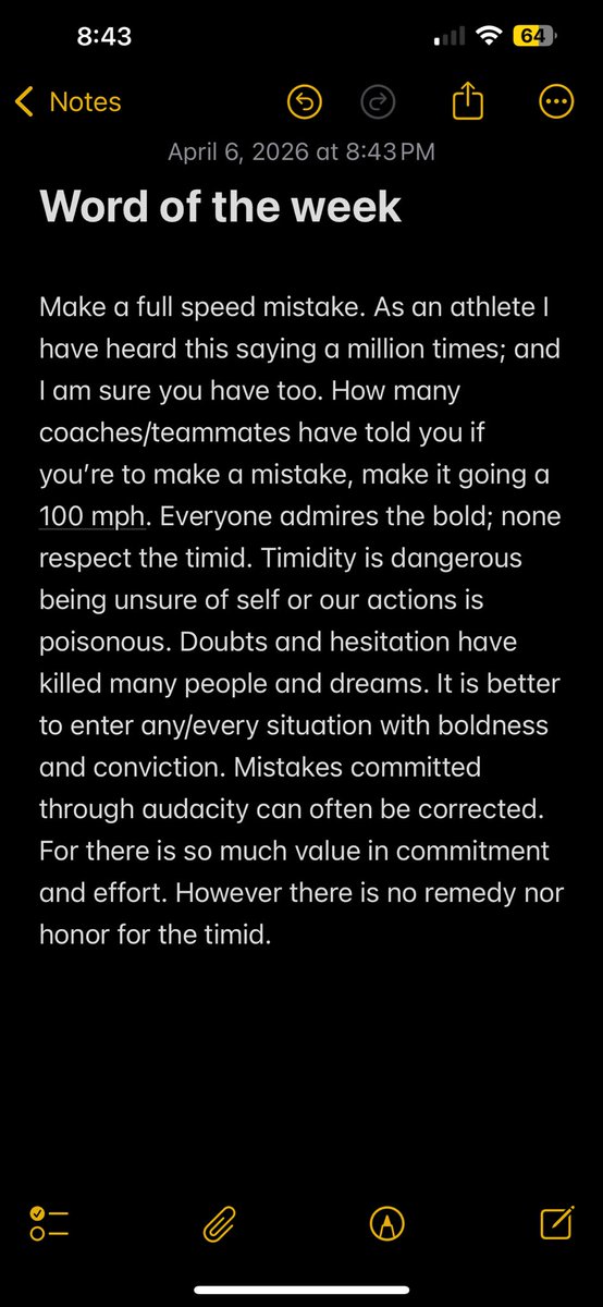 OJC_7's tweet photo. Many admire the bold; few respect the timid ! https://t.co/pwCE2aRwCt