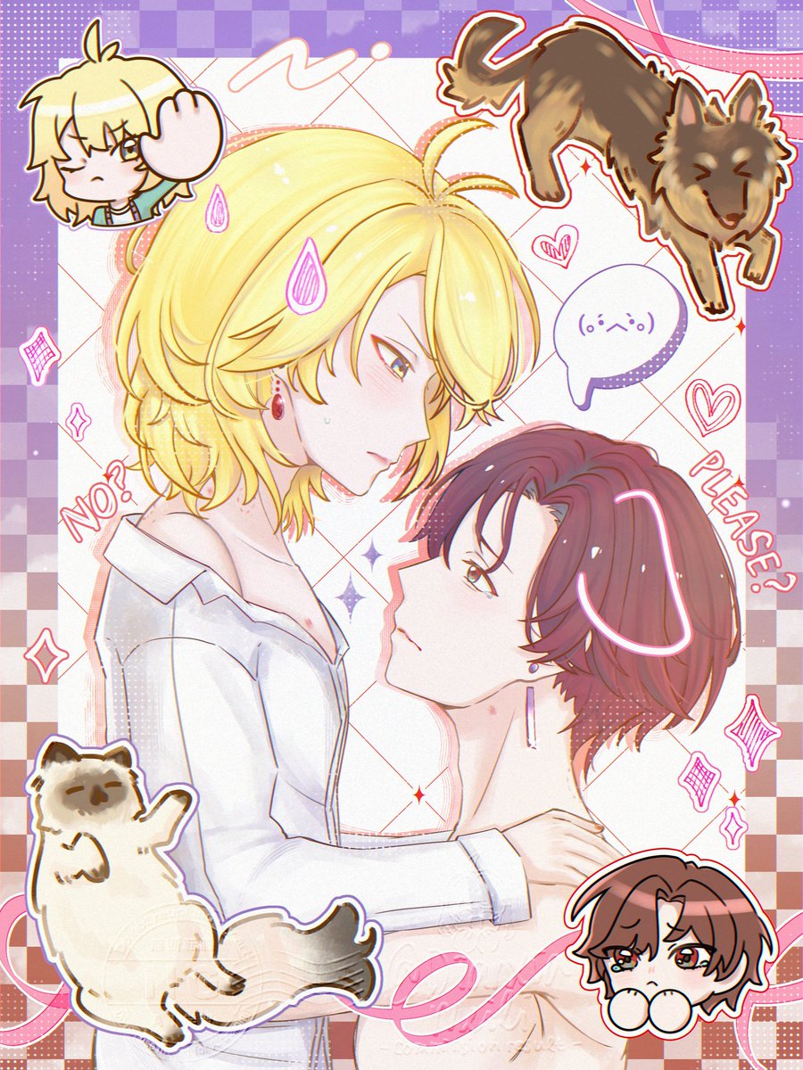 MI3CHICKEN's tweet photo. Buat 3 trio ak blom buat tp klo untuk aya sm xi yang itu ragdoll/Siamese - german shepherd 

Cr @ dianxia_meili https://t.co/gOaPNpfLJ4