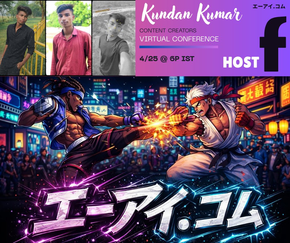 aidotcomjp's tweet photo. ❤️❤️❤️ Join us for the ✅️👉🏾👉🏾 https://t.co/qrLNmtQUFC - "Content Creators Conference 2026" 👈🏾👈🏾✅️ on April 25th at 6 PM IST, brought to you by 🇯🇵 #エーアイコム 🔥🔥

#RSVPNOW @ https://t.co/WbwE5kCt7L https://t.co/OWQz0dwSgk