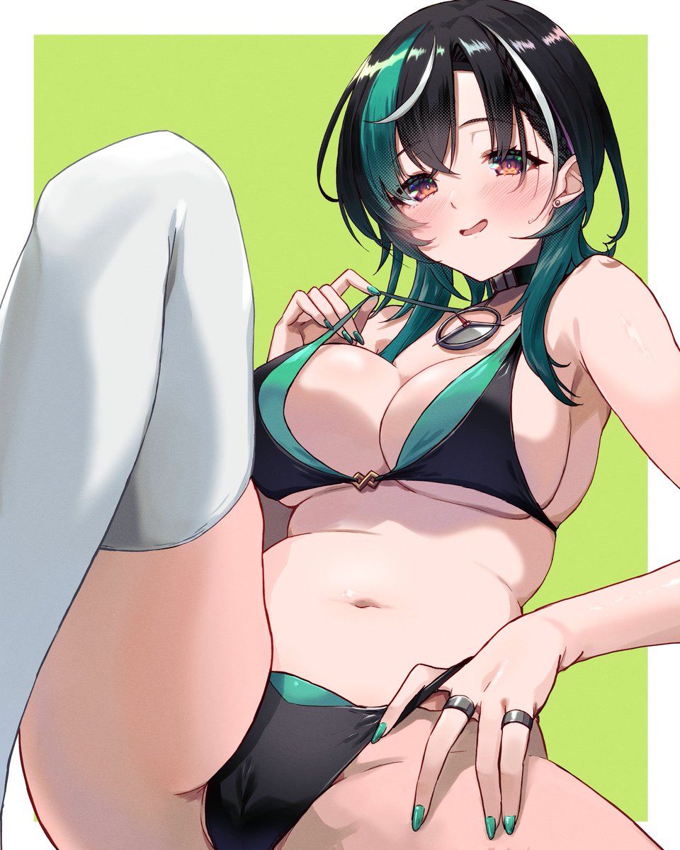 「癖は別として、自分の身体の強みは理解してる子っていいよね… #もはやちはや」|大空照Ｐ🏴‍☠️🦖skeb募集中のイラスト