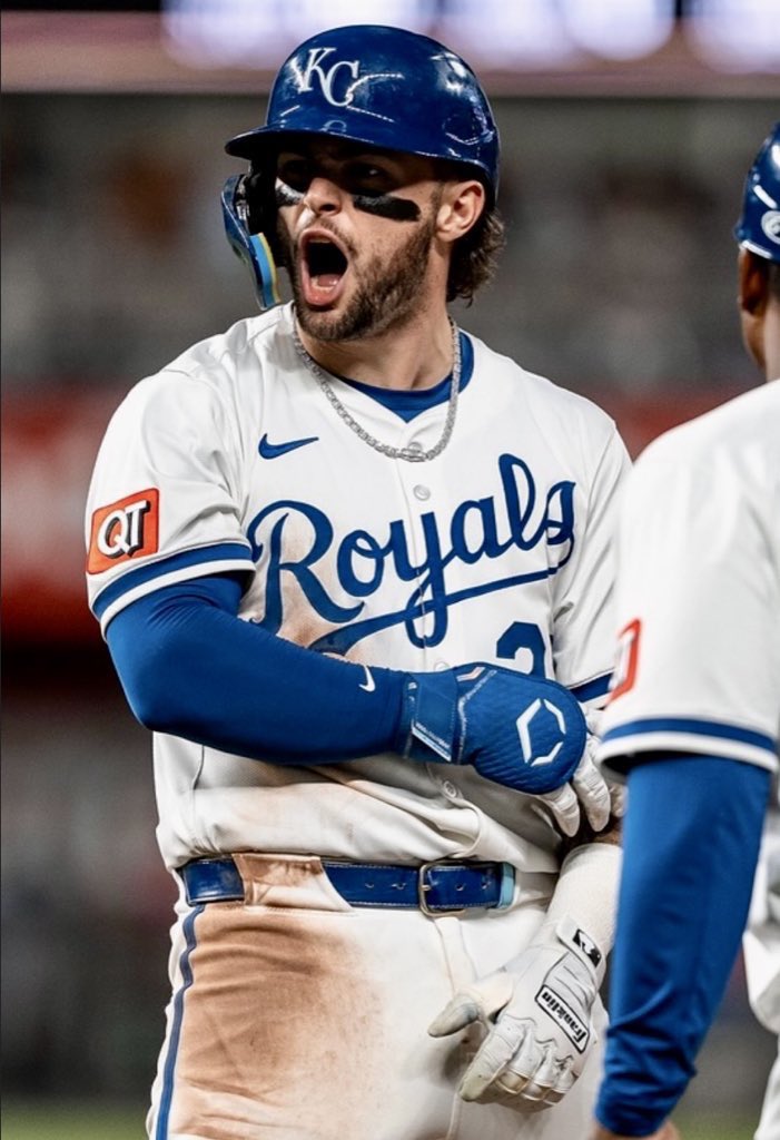 JaredKollerKC's tweet photo. #ROYALS WIN! Kansas City native Carter Jensen blasted his 4th home run in 23 career MLB starts. Jonathan India crushed a 2-run homer. Michael Wacha allowed 1 run or fewer for the 23rd time in his KC career. Erceg saved it. Boys in Blue have the 3rd fewest losses in the league. https://t.co/8lbGbAQQoy