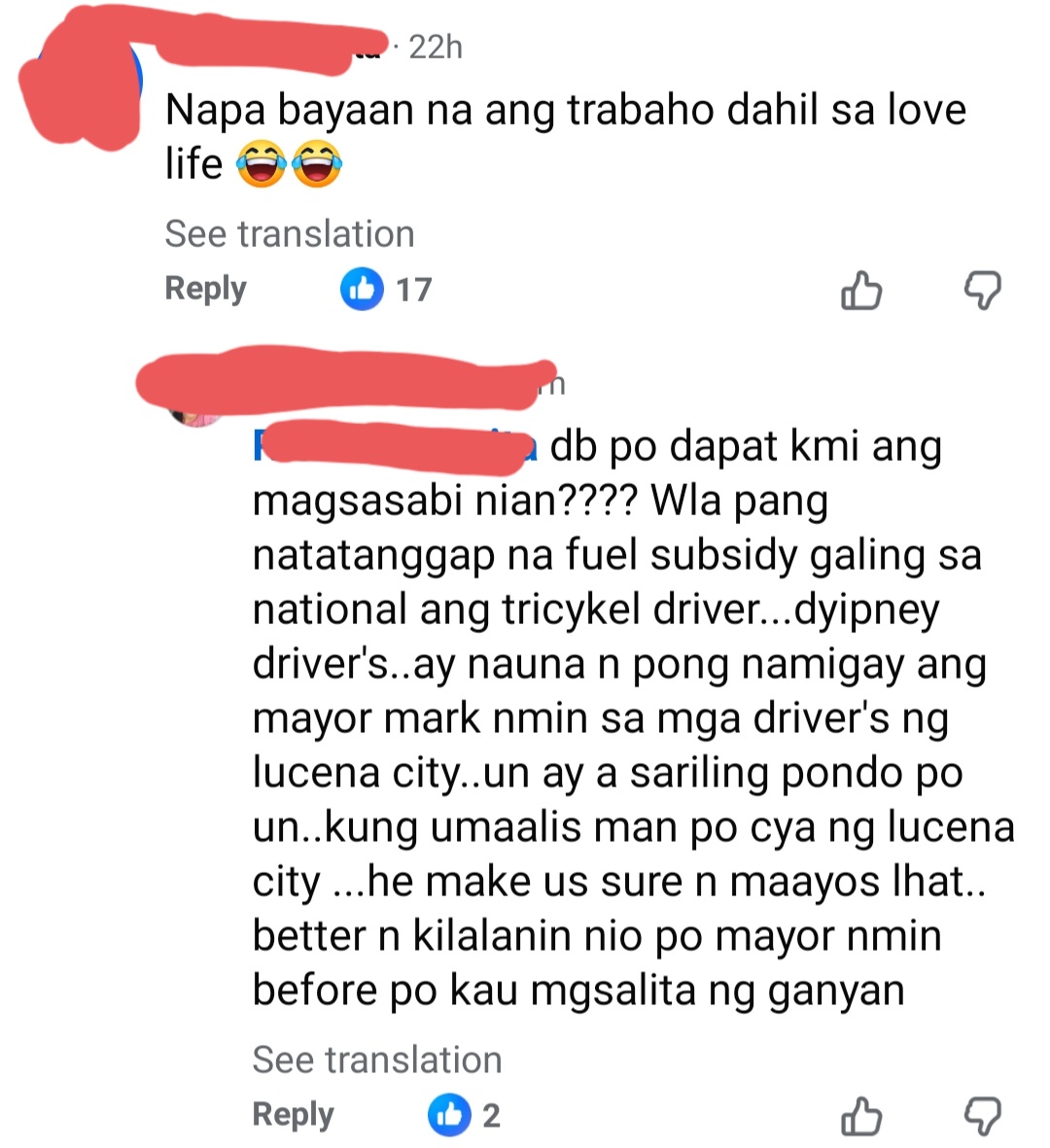 Kapag hindi kc taga Lucena wag ngumawngaw ayan tuloy na savage ka..🤣🤣🤣
