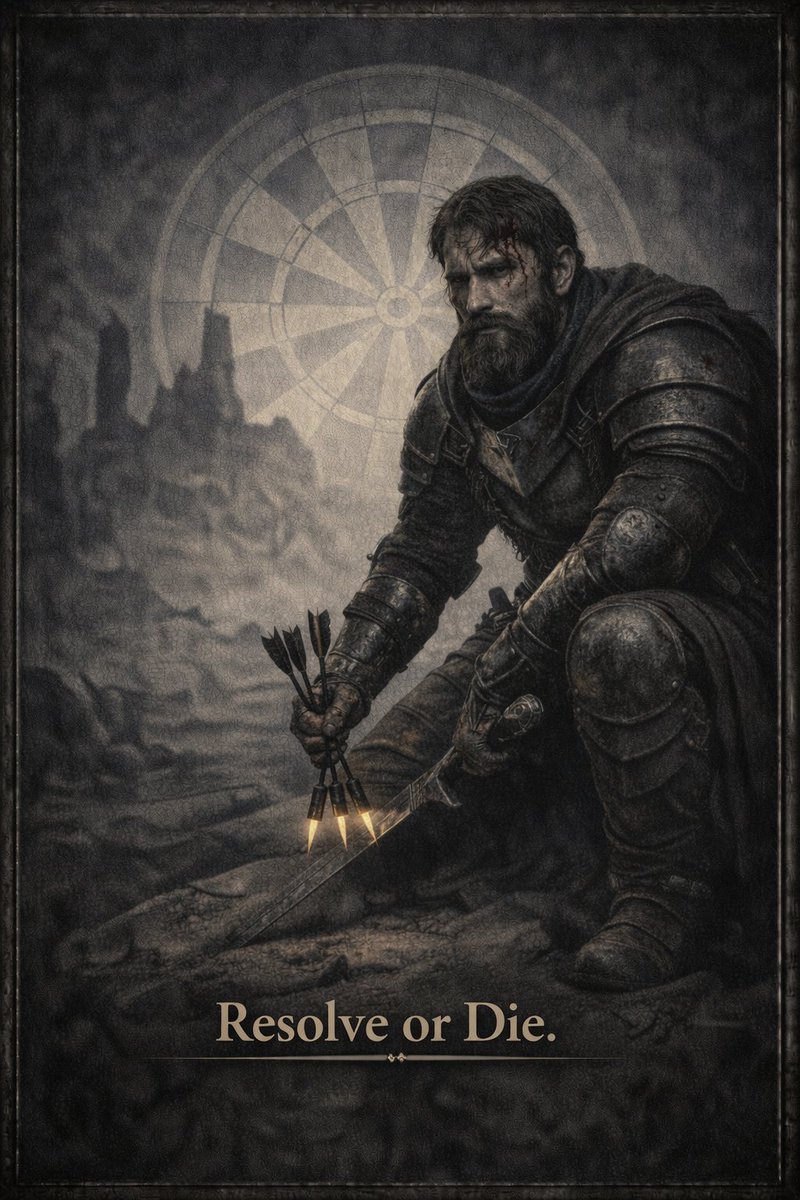 DartRise23's tweet image. There’s a point where hesitation disappears. What remains is preparation, nerve, and the truth of your mindset. Step up ready or step aside. 🎯 #DartDiscipline #NoHalfMeasures #MentalEdge