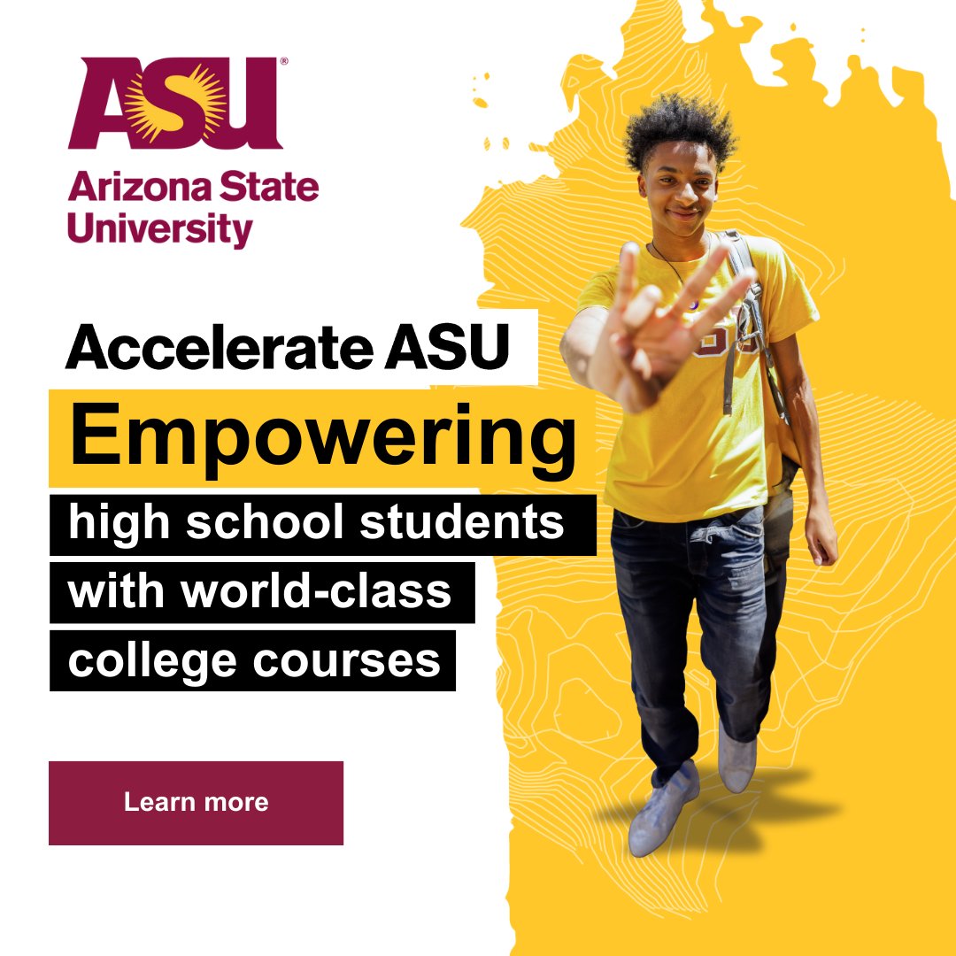 SSATucson's tweet photo. We are excited to announce a new partnership with Arizona State University that will open doors for our scholars like never before. Be on the lookout for more information on SSA’s upcoming opportunities through this partnership.

At SSA, college starts here and careers begin now. https://t.co/kOojxg4Ced
