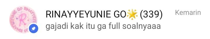 📢 BUKAN TUKANG JAJAN KALO GAK TAU 
RINAYYEYUNIE GO 😛🤭
Jangan diragukan lagi soalnya udah banyak testi😭😭
♥️ OPEN #GO: ENHYPEN

💰 RATE: 🇯🇵 111 | 🇰🇷 11,53 | 🇨🇳 2480 | 🇮🇩 3k/Pc

📍Domisili: Tanggerang
link go: line.me/R/ti/g/fP5bChG…
line.me/R/ti/g/fP5bChG…