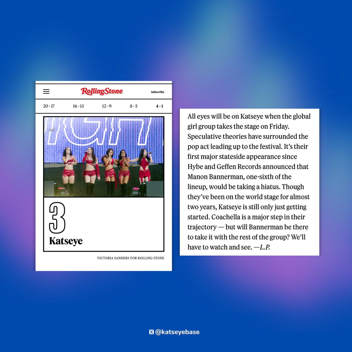 KATSEYE B✶SE tweet media