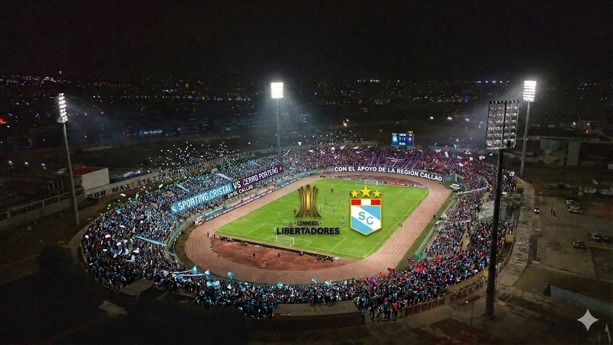 Sporting Cristal recibirá a Cerro Porteño en el estadio Miguel Grau del Callao.