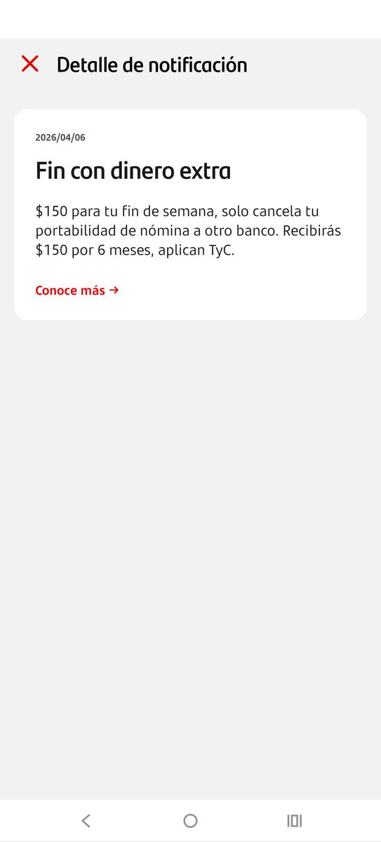 xplode_djs's tweet photo. @SantanderMx Buenas tardes me indican a partir de cuando me empiezan a depositar los $150 mensuales por quitar la portabilidad https://t.co/7ll6xqatOb