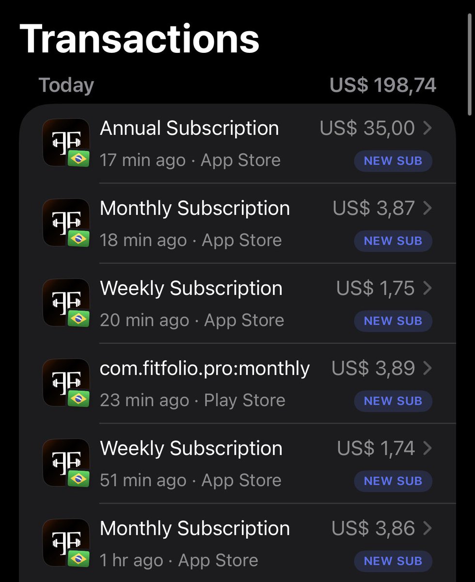 Matheus Gobbi ➔ fitfolio app tweet media