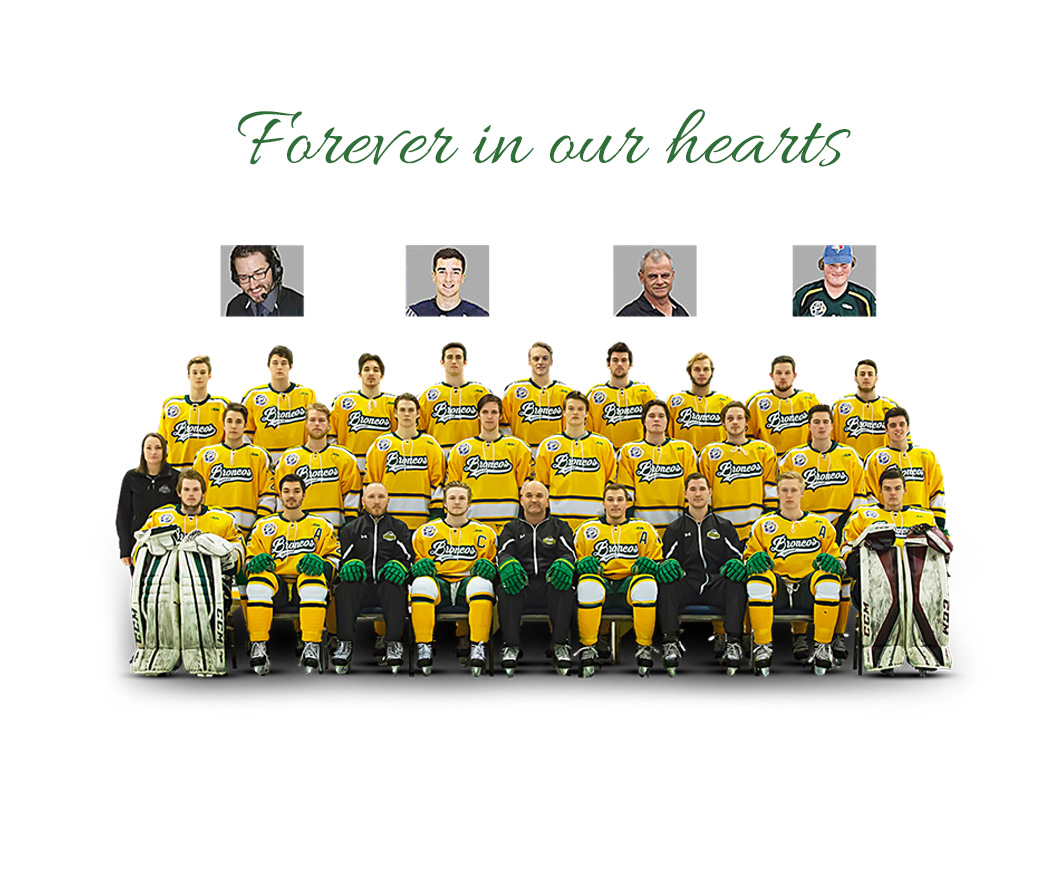 CityofHumboldt_'s tweet photo. 2017-18 Humboldt Broncos - forever in our hearts.💚💛💚💛 https://t.co/VwT6dICaaM