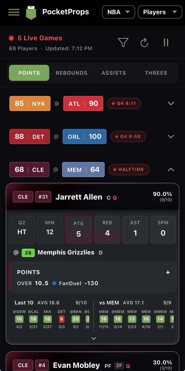 PocketPropsUS's tweet photo. Live NBA and MLB player prop research

Exclusively on PocketProps

#NBA #MLB #GamblingX https://t.co/gzhtEPzdTu