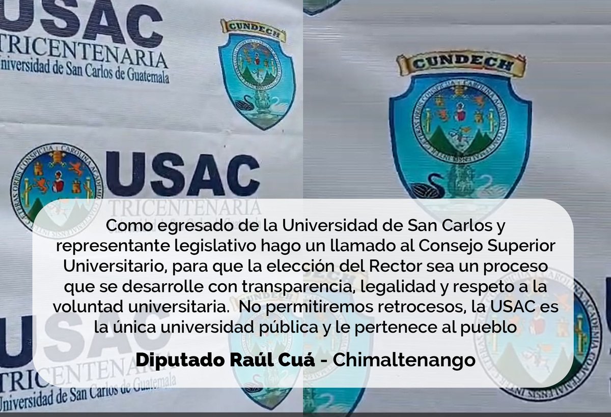 Diputado Raúl Cuá tweet media