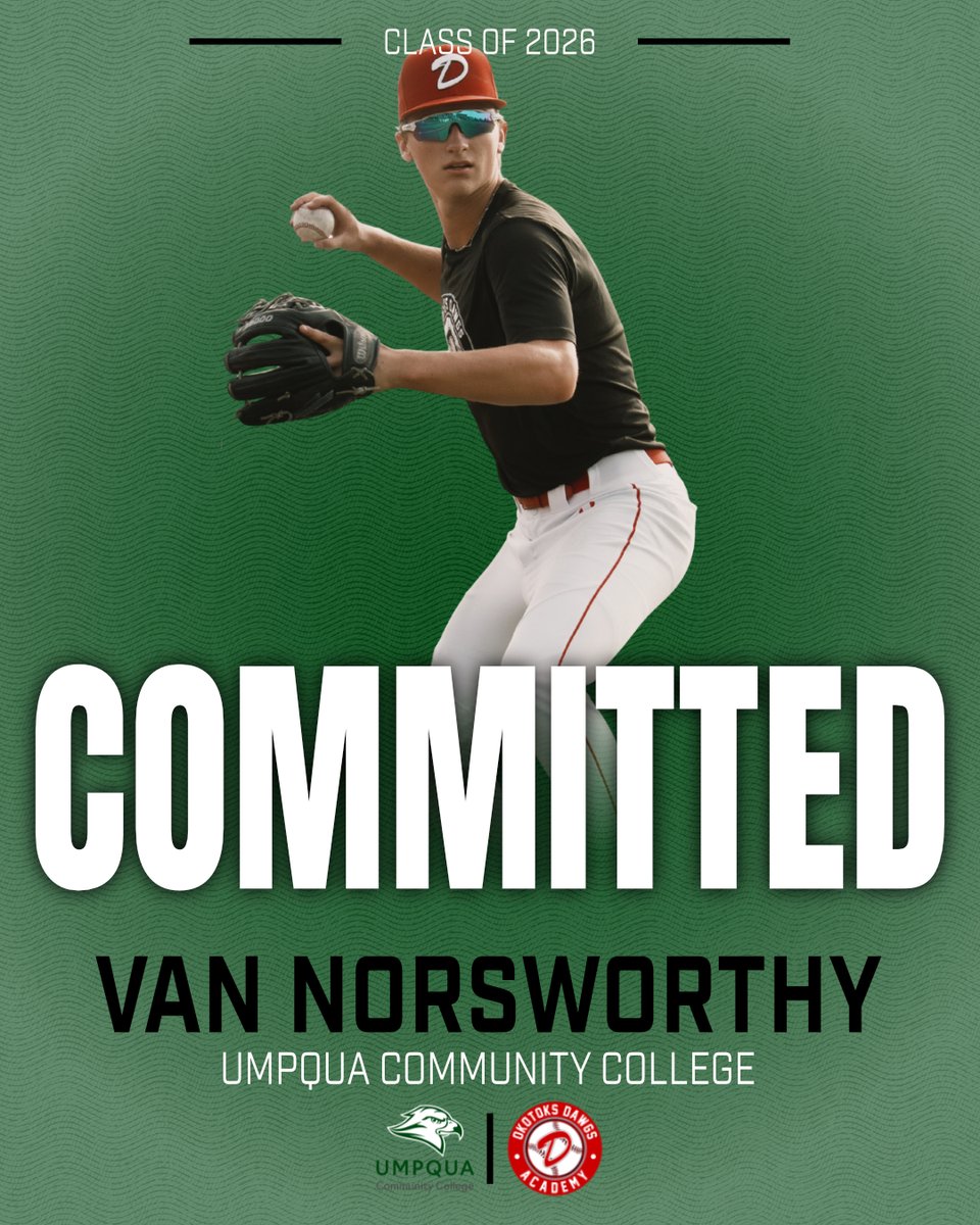 DawgsAcademy's tweet image. Congratulations to Dawgs Academy 2026 INF Van Norsworthy on his commitment to Umpqua Community College.

#dawgs #baseball #academy #committed #JUCO
