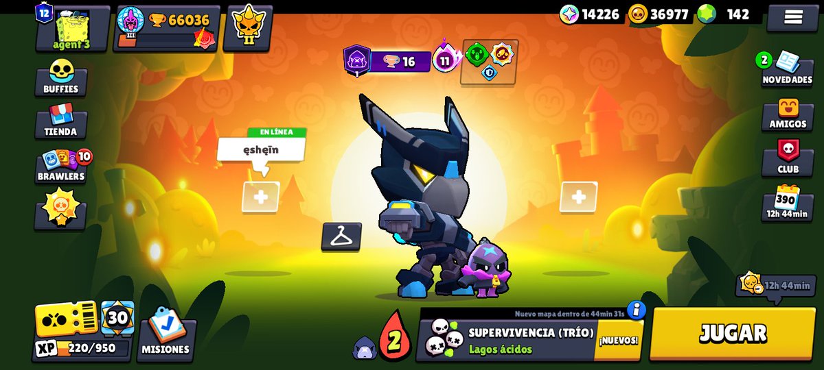 WolfSquid's tweet photo. @Alphaar0 Me salió Crow meca oscuro y 100 gemas, recuperé la inversión en Gus Will XD https://t.co/riim8TEpfq