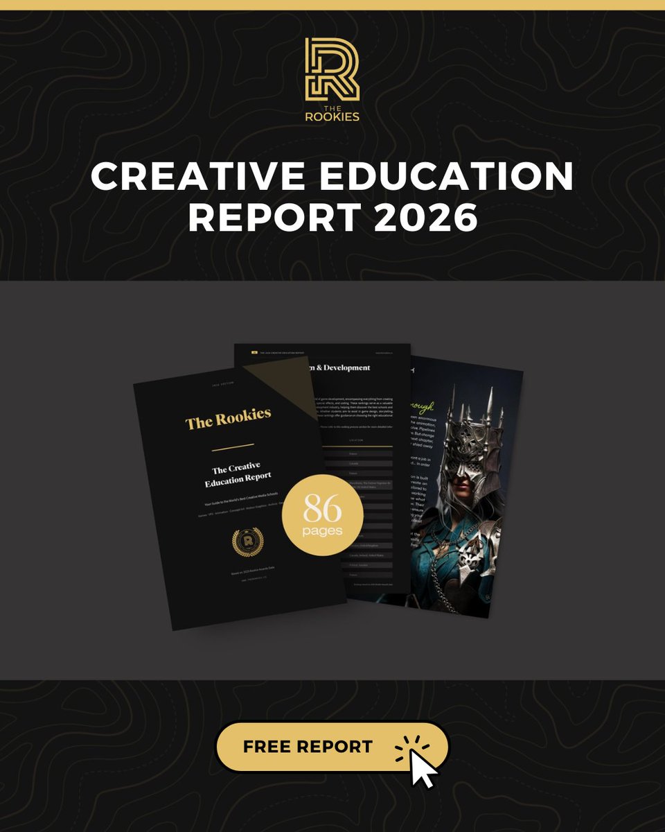 siggraph's tweet image. Which creative schools actually produce industry-ready artists? We ranked them using more than 38,000 industry assessments from 115 judges, based on real student work.

Download the free Creative Education Report 2026
therookies.co/creative-educa… 

@therookiesco #partner