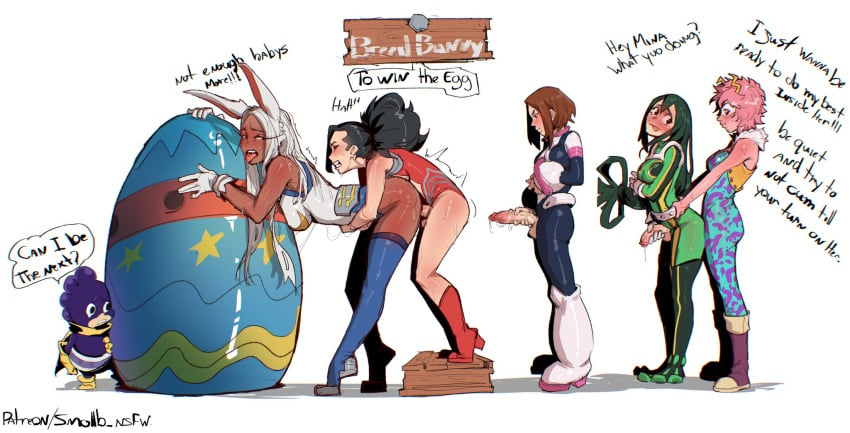 Miruko hosted a special event, Breed the bunny and win the egg. She stashed away multiple eggs so that she can get bred multiple times so get in line and get ready to breed because she's not stopping until she's satisfied!

❤️+🔄

#Lewdrp #mvrp #NSFWRP #OPENRP