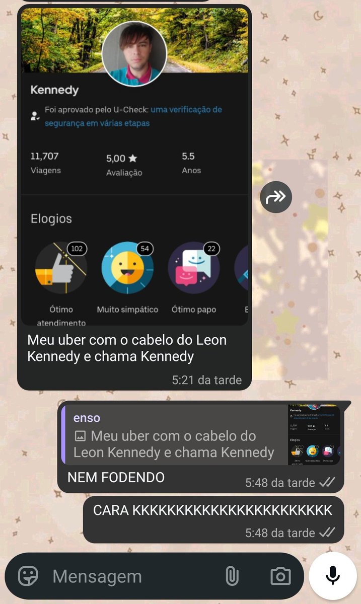 Slonny_txt's tweet photo. a vida do meu amigo é uma coisa inacreditável.
o cara ainda tem 11k de viagens e 5 estrelas de avaliação, uber final boss https://t.co/TdYeQfh4z4