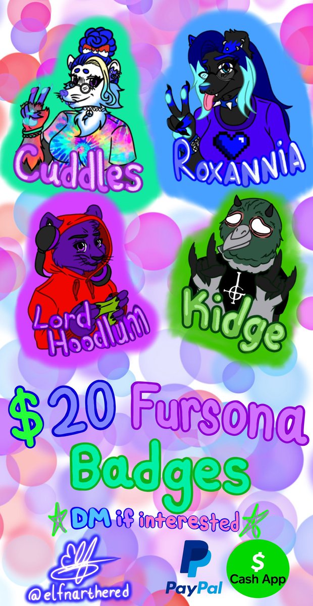 elfnarthered's tweet photo. I’m open for $20 Fursona Badge commissions! 
(5 slots available)💙

✨DM if interested (serious inquires only)✨

#artcommission #digitalart #commissions #fursonabadge #artbadge https://t.co/Skyv6RbeKL