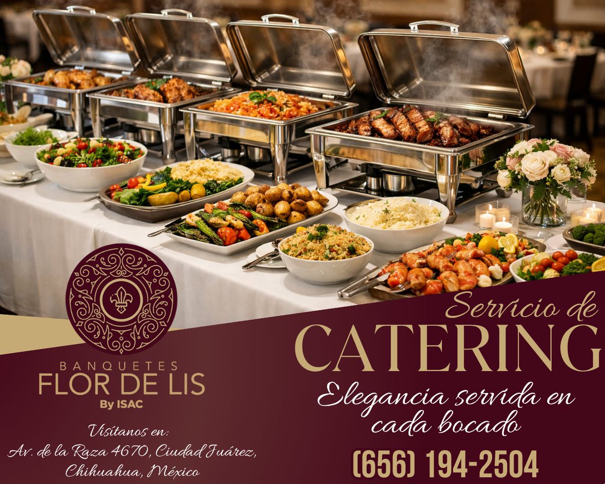 florisac717171's tweet image. ✨🍴En Flor de Lis by Isac Ofrecemos servicio de catering completo con presentación impecable
📞 ¡Contáctanos para cotizar al WhatsApp wa.link/j1lafk
#Charcuteria #banquetes #ensaladas
#EleganciaGastronómica
#eventoscorporativos #SaboresInolvidables #MesasDePostres