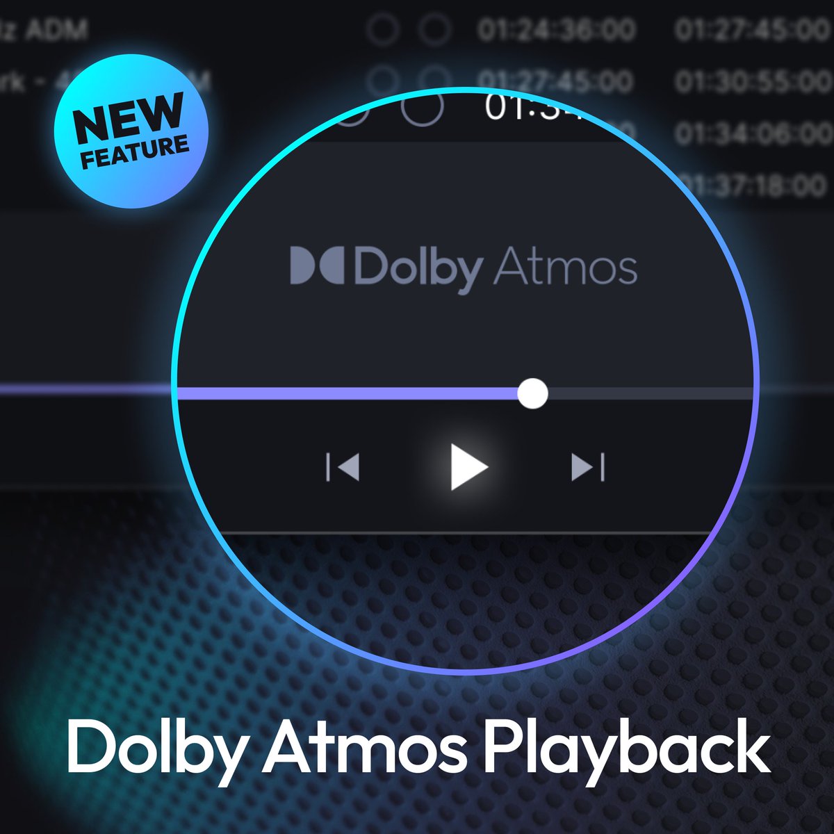 N4Reichman's tweet photo. All your ADMs. One place. Instant playback.

New in Immersive Master Pro 1.4:
Dolby Atmos Rendered Playback, Custom File Naming, CSV Reports.

Free for 1.3 users.

https://t.co/QU0Rat3wop
#DolbyAtmos https://t.co/KRrCGTtwSk