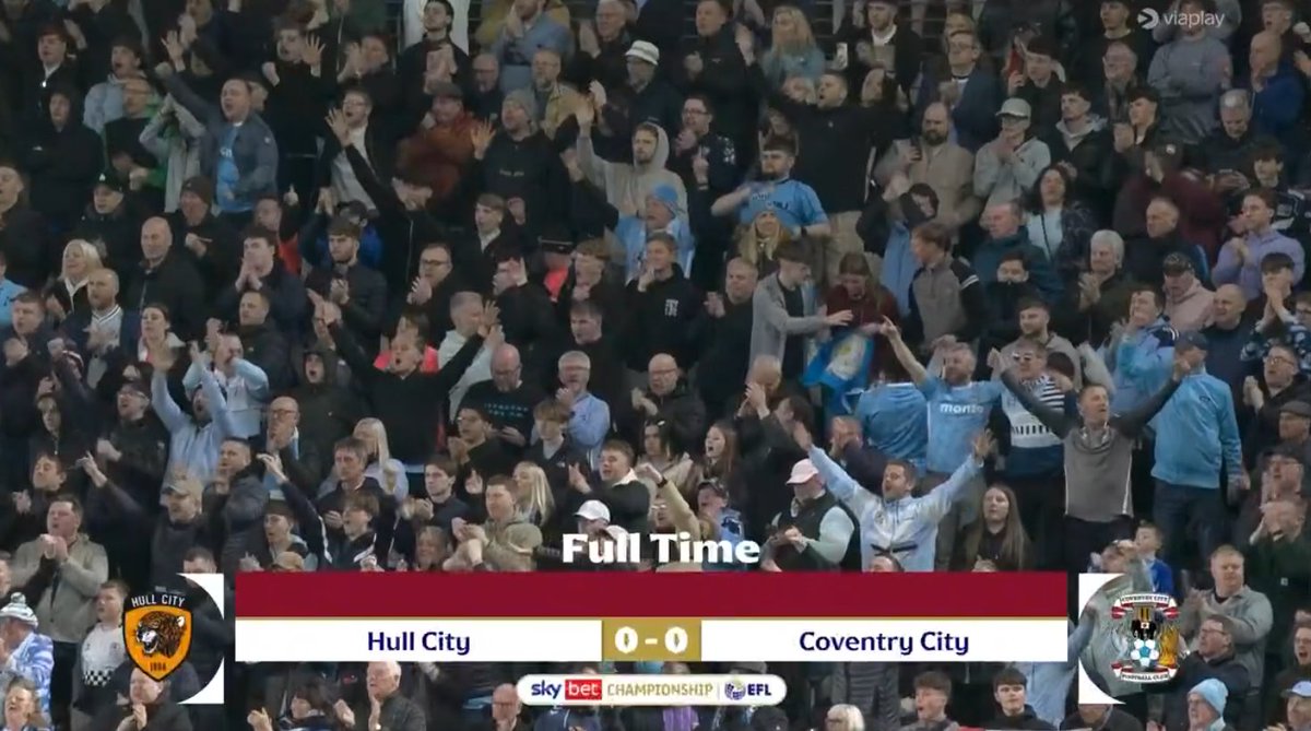 FT Hull City 0 Coventry 0. #HULCOV