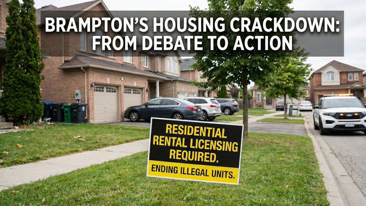 Bramptonist's tweet photo. Old guard politics resurface as Brampton cracks down on illegal rentals and housing pressures https://t.co/jdzK3RXzyV via @Bramptonist https://t.co/xxjaasdxvG