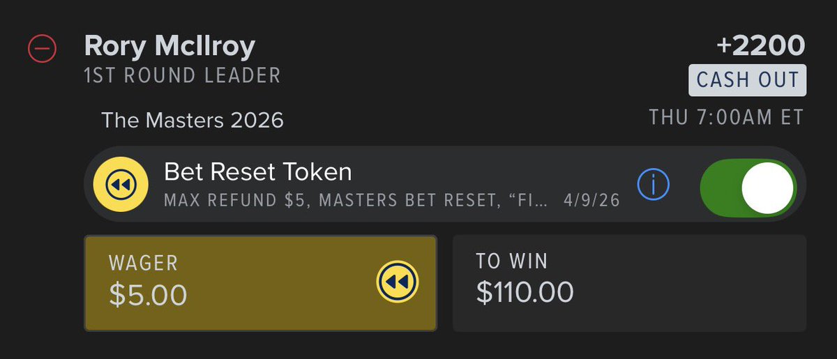 Whats A Bet Reset Token On Fanduel