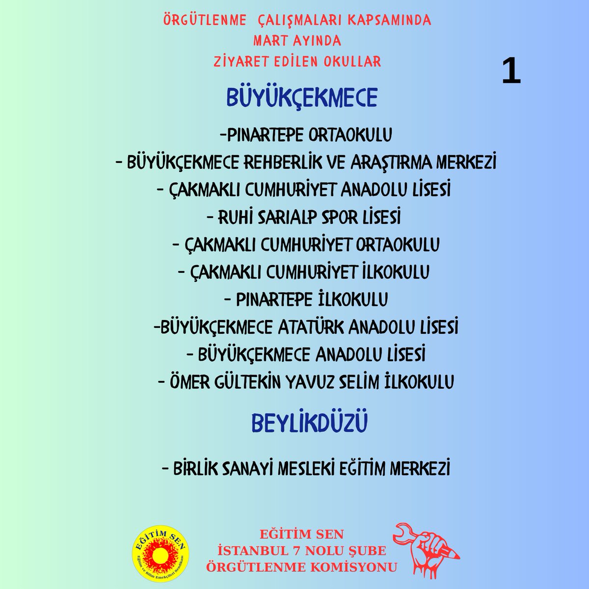 Eğitim Sen İstanbul 7 tweet media