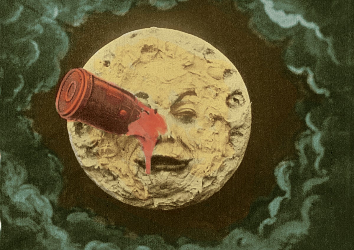 stephenjfyfe's tweet image. The progress we have made since 1902 is quite astonishing #moon #Melies #Film #Artemis2