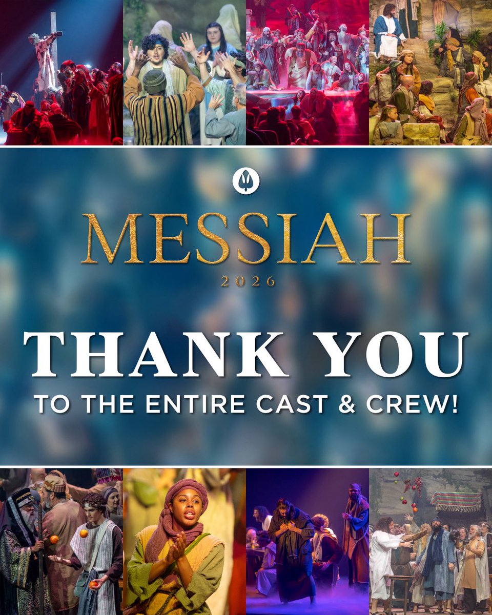 A big THANK YOU to the incredible POA family that made up the cast, crew, and support group of MESSIAH 2026! 
To those seen and unseen, thanks for making MESSIAH 2026 an amazing experience for everyone who attended.