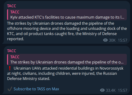 WarTranslated tweet media