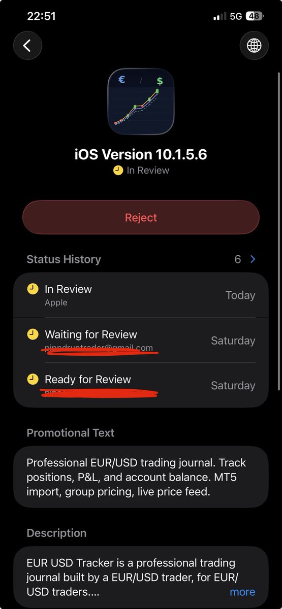 tradingwithfun's tweet photo. If you are trading EURUSD on iPhone or iPad 

This is for you and soon Apple will approve the new updates 

I am using this tool in my trading every day 

Check out my trading tracker here

https://t.co/l2kMeOX2RB https://t.co/Kk8jhcRkEI