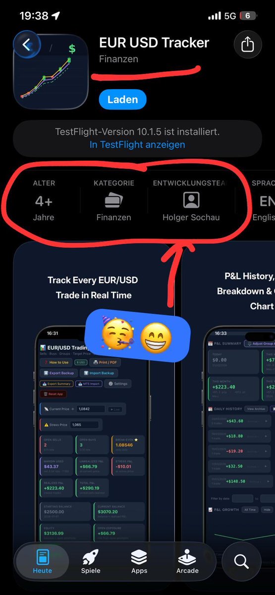 tradingwithfun's tweet photo. If you are trading EURUSD on iPhone or iPad 

This is for you and soon Apple will approve the new updates 

I am using this tool in my trading every day 

Check out my trading tracker here

https://t.co/l2kMeOX2RB https://t.co/Kk8jhcRkEI