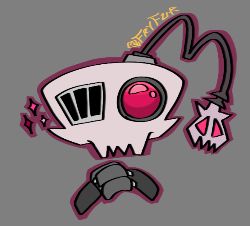 ItzFryFur's tweet image. Bone Drone is my son guys, I love him so much 🥹💖
#BoneDrone #Zamination #Fanart #CallingAllVillains #Art #Doodle