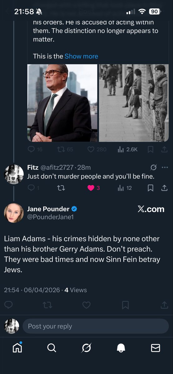 She posted some not relevant waffle and blocked me. 🧇
Horrible twat.