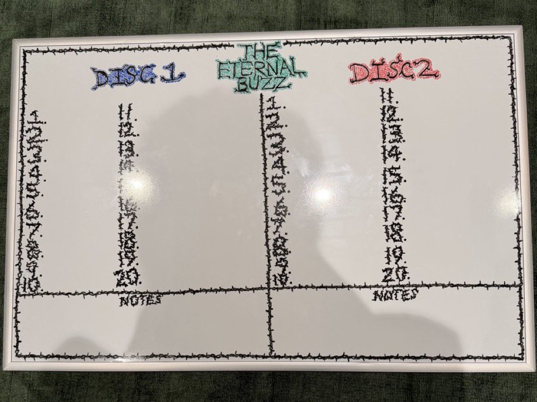 ComplexMusic's tweet image. Post Malone reveals a new double album in the works ‘The Eternal Buzz’ 💿

Two discs. 40 total tracks.