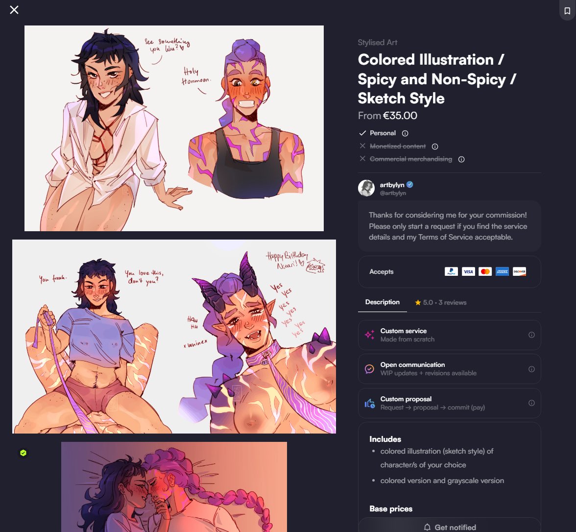 artbylyn 🔞 comms closed tweet media