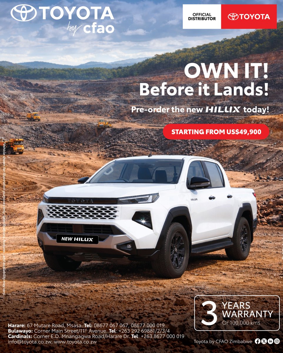 Toyota by CFAO Zimbabwe tweet media