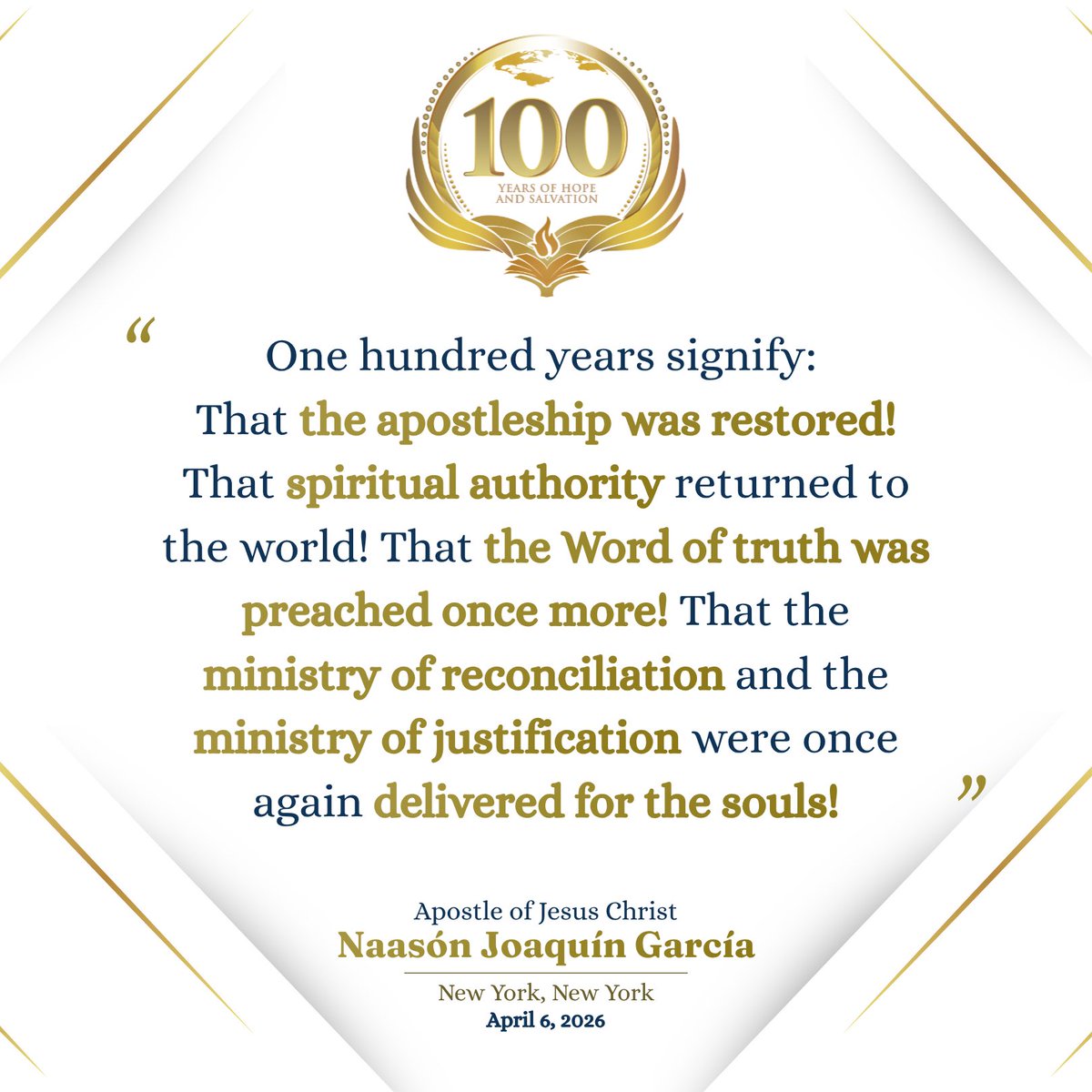 tlotwchurch's tweet photo. Apostolic Letter

#TLOTWCentennial https://t.co/KpnZjlblrD