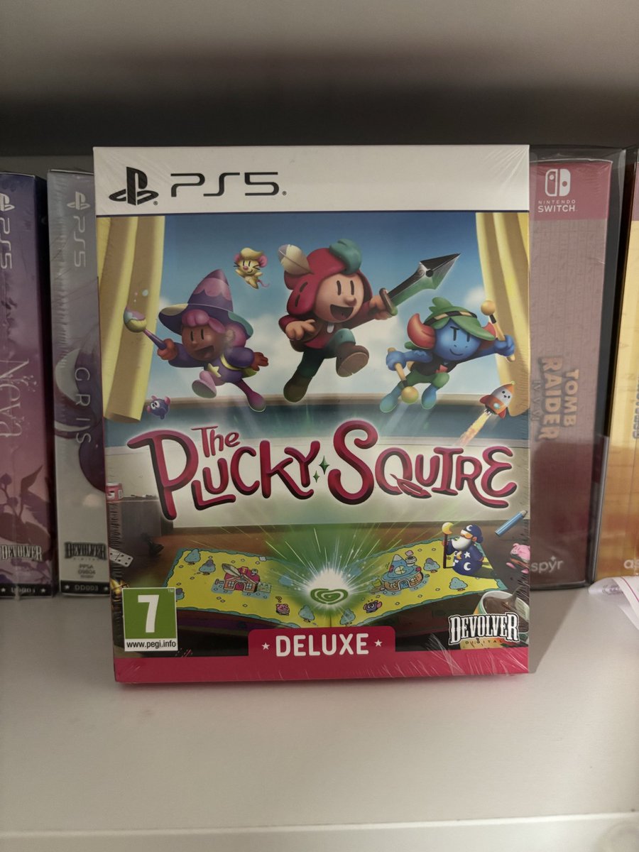 Streetsoflegend's tweet photo. Hoy me he hecho con esta edición deluxe de The Plucky Squire en @VideojuegosGAME a 18 euritos!! Muy buena oferta que se une a mis ediciones de @devolverdigital🎮🎮 https://t.co/IPEk7PDgpo