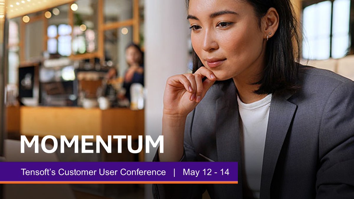 TensoftInc's tweet photo. Momentum, Tensoft’s virtual customer conference, returns May 12-14 with expert‑led sessions on product updates, integrations, and best practices. Learn more here: https://t.co/poM4vmoOOo #semiconductor #revenuerecognition https://t.co/fWJOYIcQen