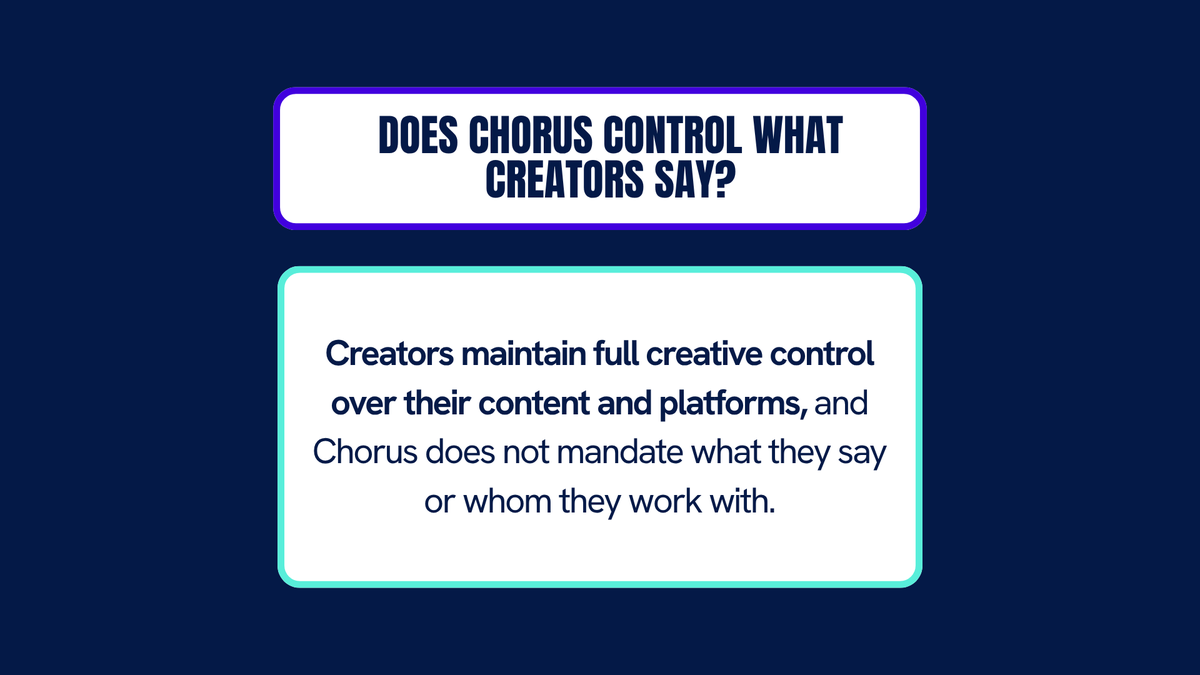 Chorus tweet media