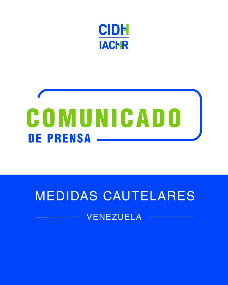 CIDH's tweet image. #CIDH otorga #MedidasCautelares a favor de Yorman Bladimir Acevedo Murillo en #Venezuela

👉🔗📰ow.ly/U3IF50YEGYK