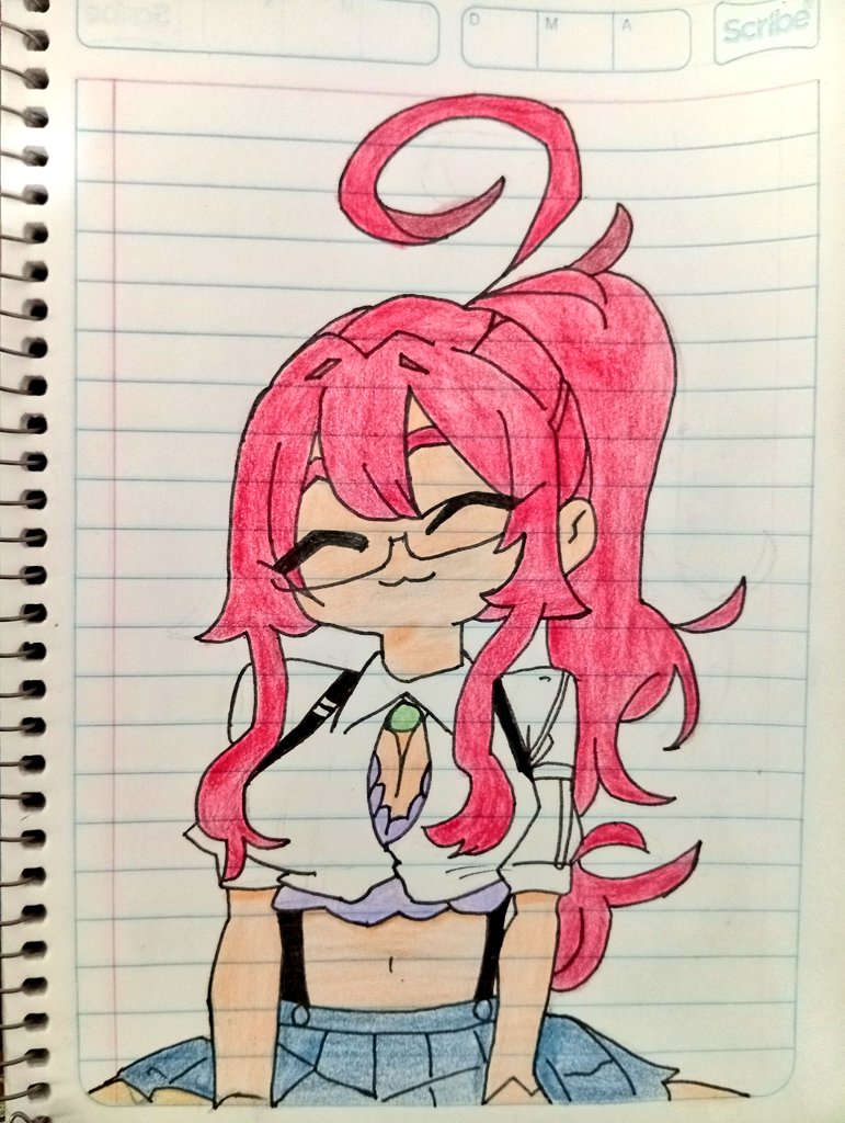 Kusuri: terminada
No entiendo como tarde tanto para solo 4 dibujos la verdad, además siento que la cague a la hora de colorear 
Sigue hahari, si tienen algún dibujo de ella pásenlo para dibujarla (y espero no tardar años xD)
#100カノファンアート #Hyakkano #100カノ #100Kanojo