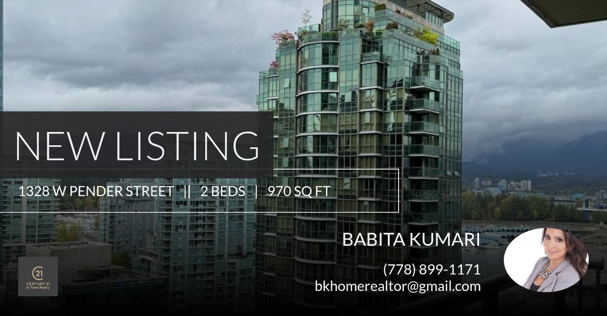 BKHOMEREALTOR's tweet photo. 📍 New Listing 📍 Take a look at this fantastic new property that just hit the market located at 1328 W Pender Street in Vancouver. Reach out here or at (778) 899-1171 for more information!

Listed by Atlas Mohammadzadeh

Babita Ku... https://t.co/PtDo2yenAt https://t.co/Df8v9MHKz6
