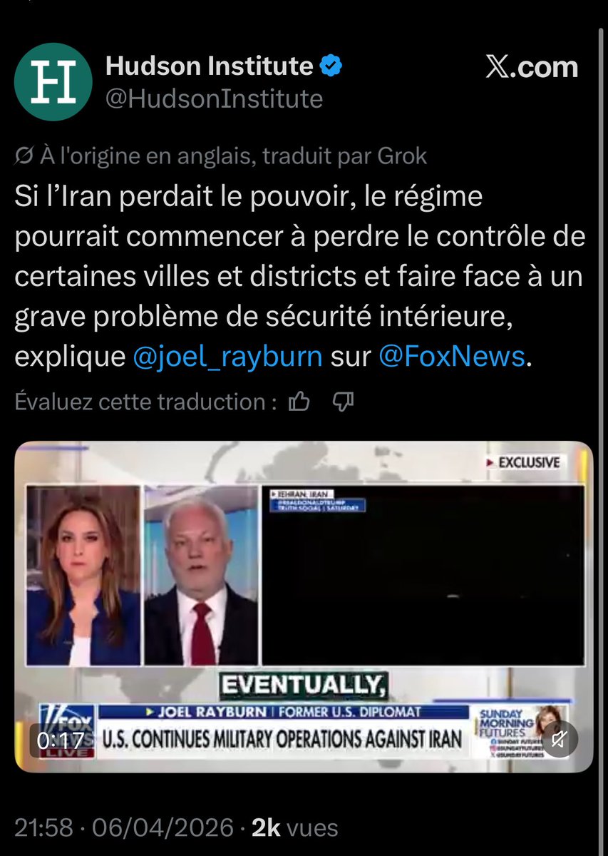 PhilippeMurer's tweet photo. Voici le projet. Détruire l’Iran en espérant l’anarchie et une explosion du pays.
✅Des millions de réfugiés, de morts, la désolation. ⤵️ https://t.co/onyfs6kkr7
