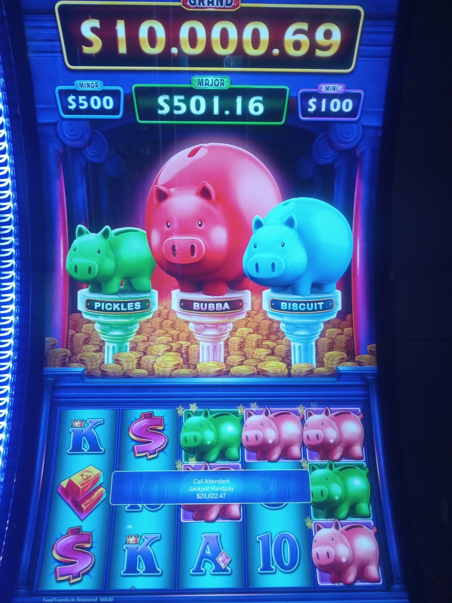 LAubergeBR's tweet image. More like Mo' Mo' Mo' Money🫰💵 

Congratulations to these 2 guests for each hitting a HUGE jackpot over the weekend! 

Gambling Problem? Call 1-877-770-STOP.
#JackpotWinner #SlotsWin #Gambling #Handpay