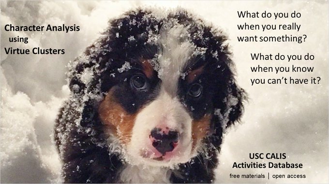 Character analysis unplugged! Deeper insights. Sharper comparison-contrast. Step-by-step virtual lesson. Template for fiction, non-fiction. Free PPT 
uscdornsife.usc.edu/dept/calis/Sel… 
#LanguageArts #MSenglish #HSenglish #engchat #engsschat #caedchat #sschatreads