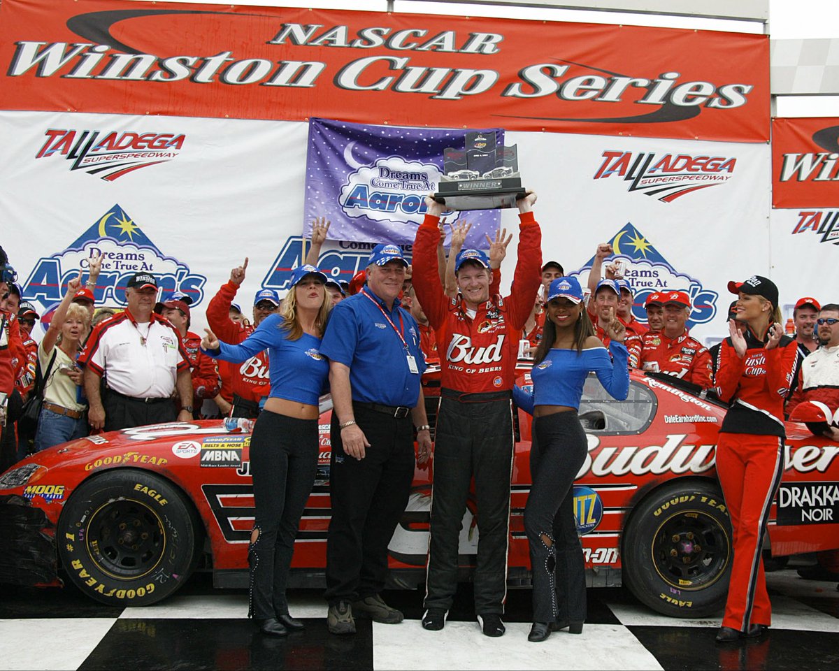 Four straight!

<a href="/DaleJr/">Dale Earnhardt Jr.</a>’s victory at <a href="/TALLADEGA/">Talladega Superspeedway</a> on this date in 2003 was his fourth consecutive victory at the track.