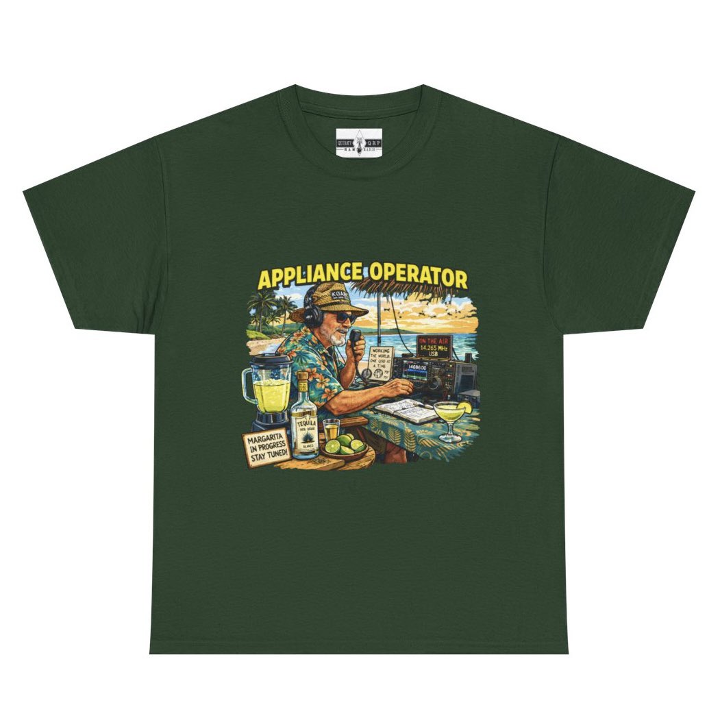 QuirkyQRP's tweet photo. New shirt for wearing at Hamfests and your club meetings. 🤣
https://t.co/M8Wm8v3Lgg
Big thank you to KI5PRK & our internet overlord friends at SkyNet for the design.
#HamHumor #Hamfest #HamHarder #RadioStuff #HamRadio #AmateurRadio https://t.co/QG5Ht6hFnE
